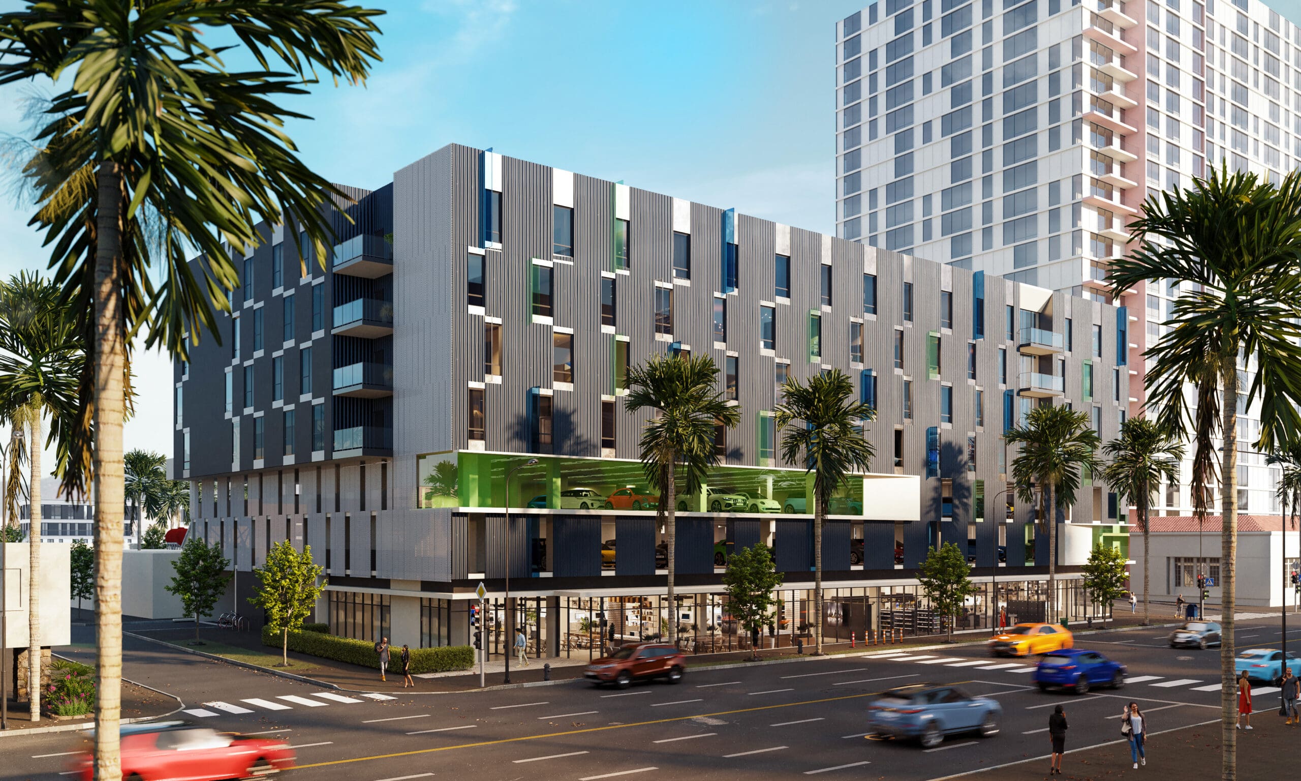 6007 Sunset_02 3004 Sunset - Courtyard